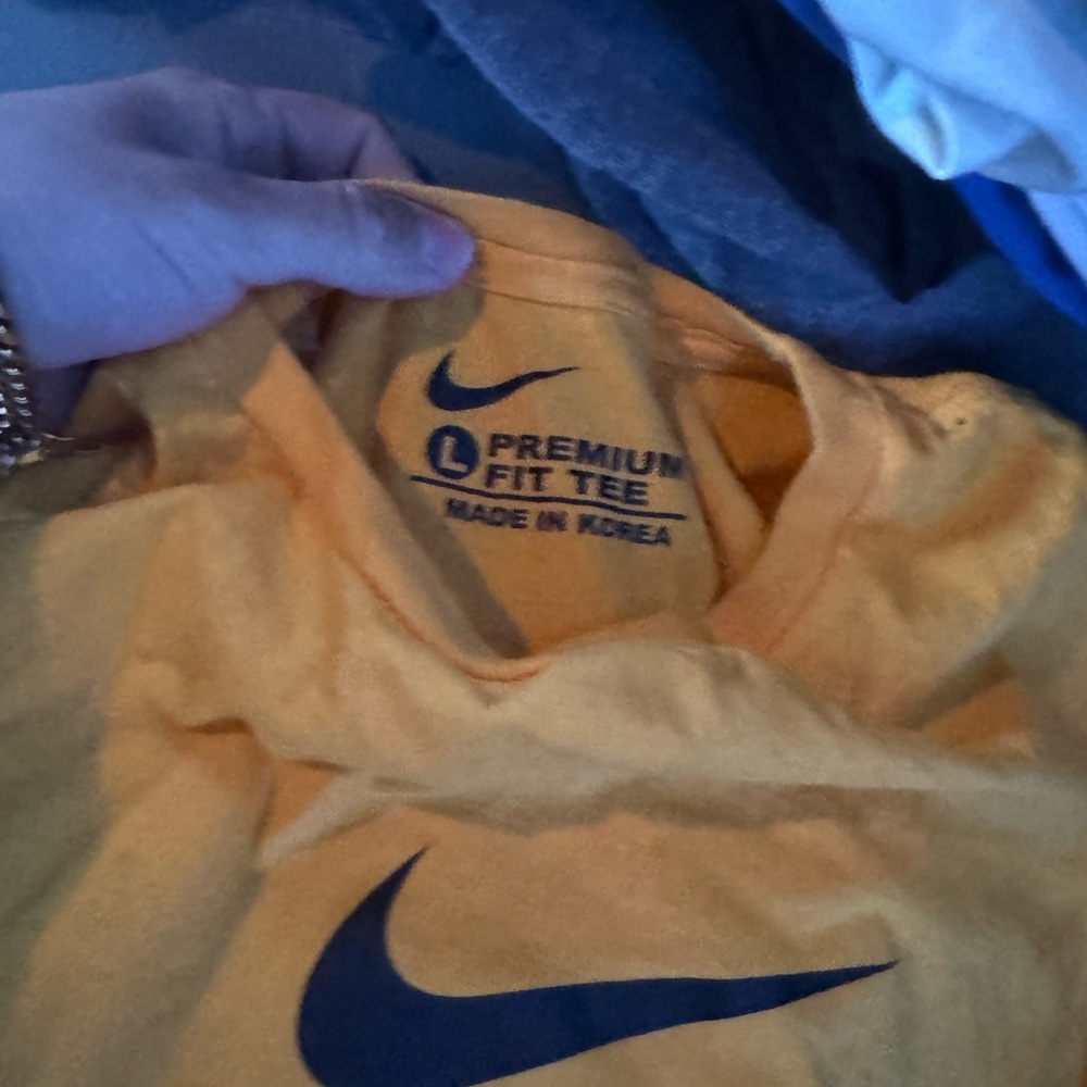 Nike Yellow Premium Fit Tee